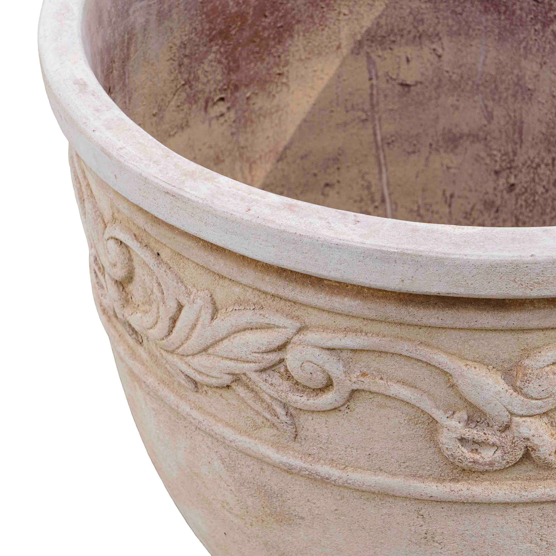 Terra Bloom Wide Pot