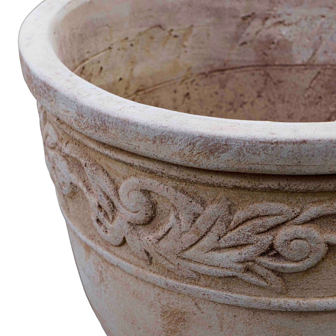 Terra Bloom Wide Pot