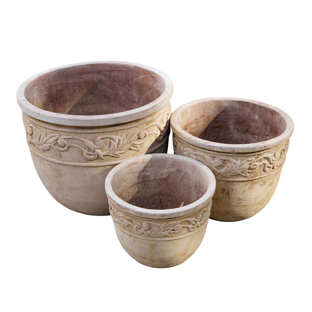 Terra Bloom Wide Pot
