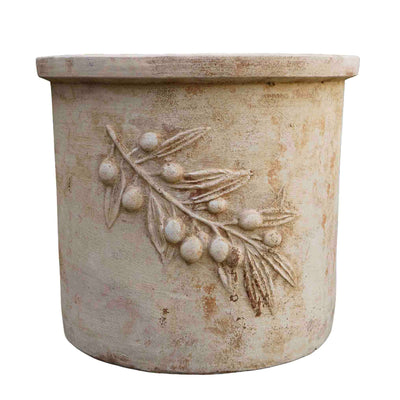 Olive Leaf terracotta Pot