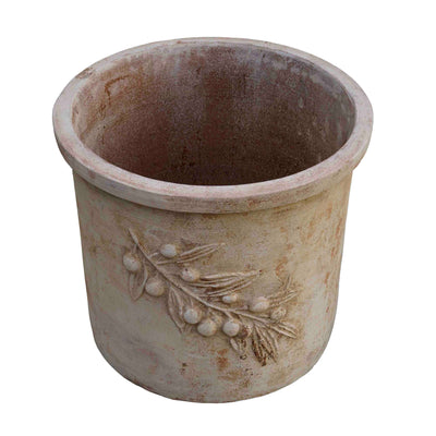 Olive Leaf terracotta Pot