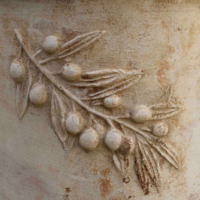Olive Leaf terracotta Pot