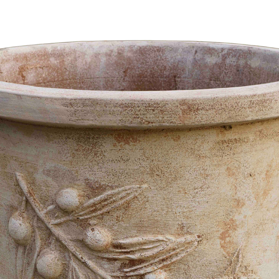 Olive Leaf terracotta Pot