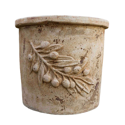 Olive Leaf terracotta Pot