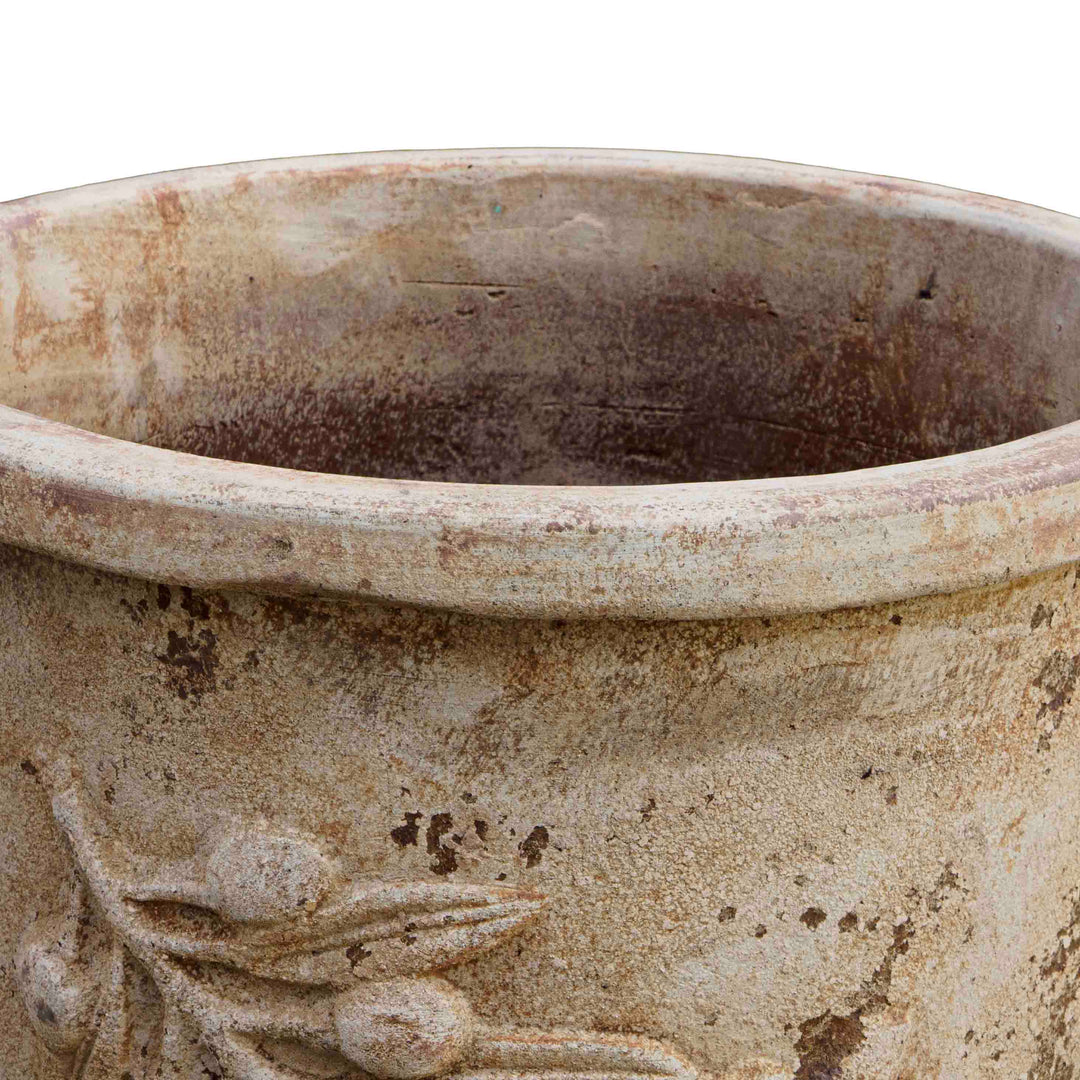 Olive Leaf terracotta Pot