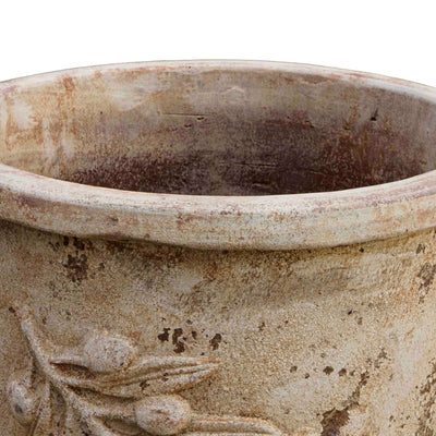 Olive Leaf terracotta Pot