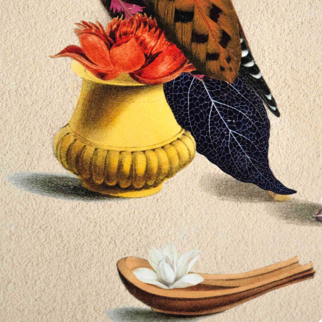 Sparrow Bird Poster A4