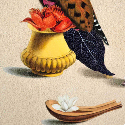 Sparrow Bird Poster A4