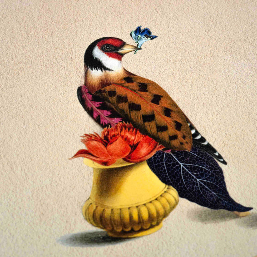 Sparrow Bird Poster A4