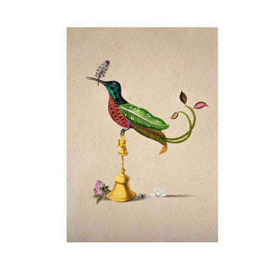 Woodpecker Bird Poster A4