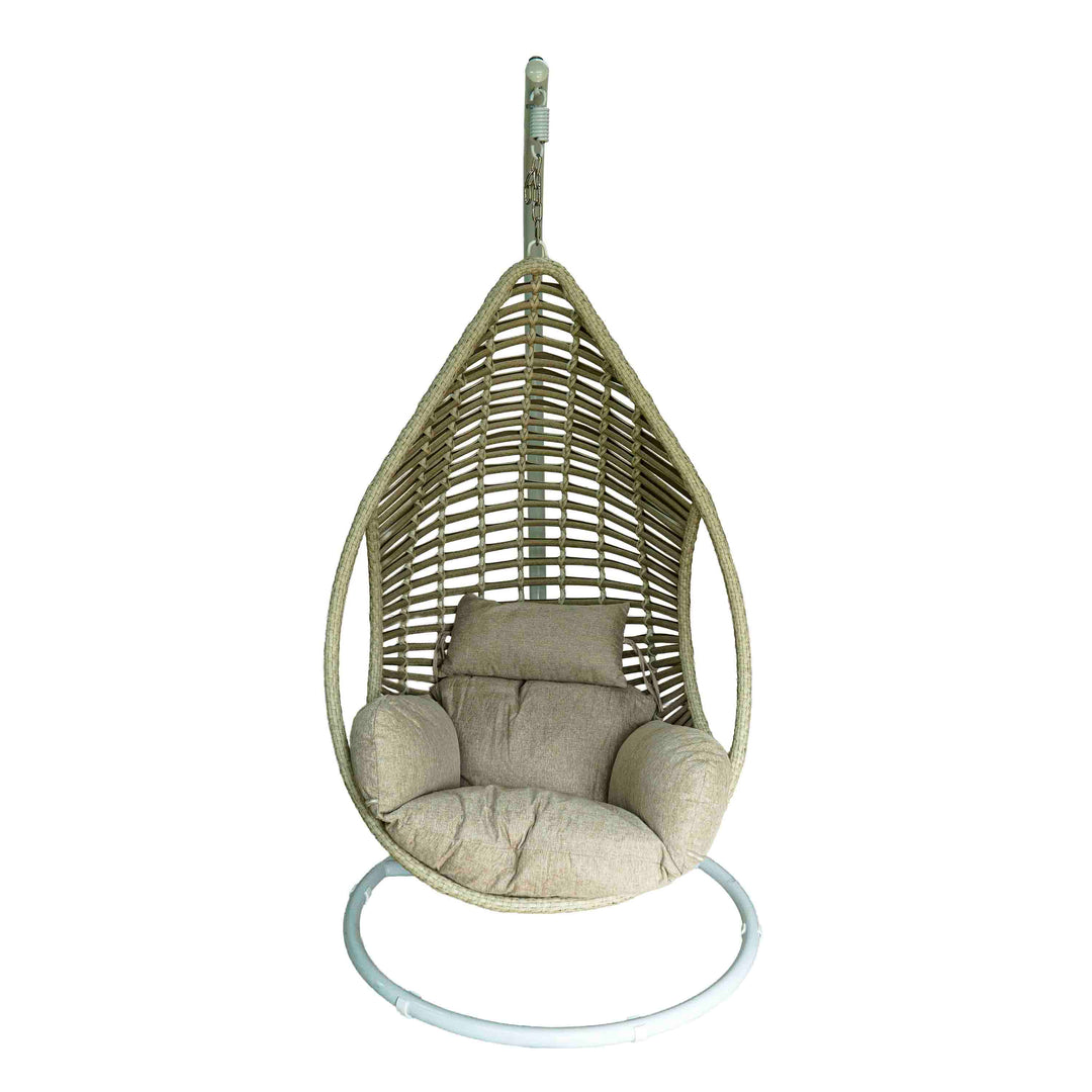 Meadow Glide Polyrattan Swing with Cushion