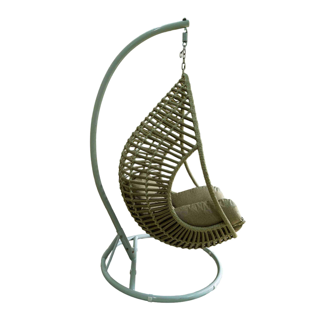 Meadow Glide Polyrattan Swing with Cushion