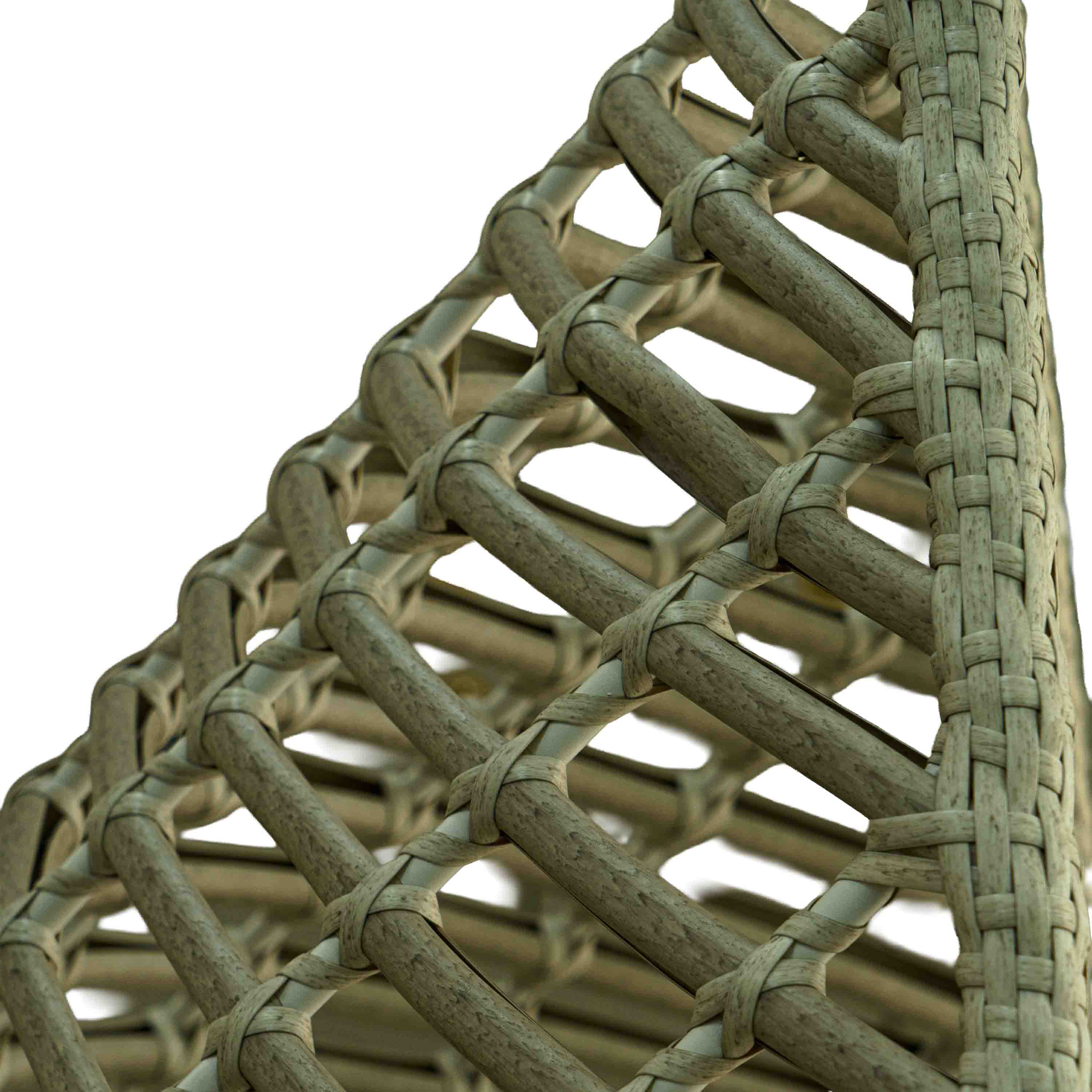 Meadow Glide Polyrattan Swing with Cushion