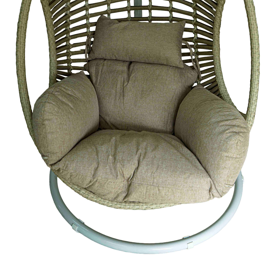 Meadow Glide Polyrattan Swing with Cushion