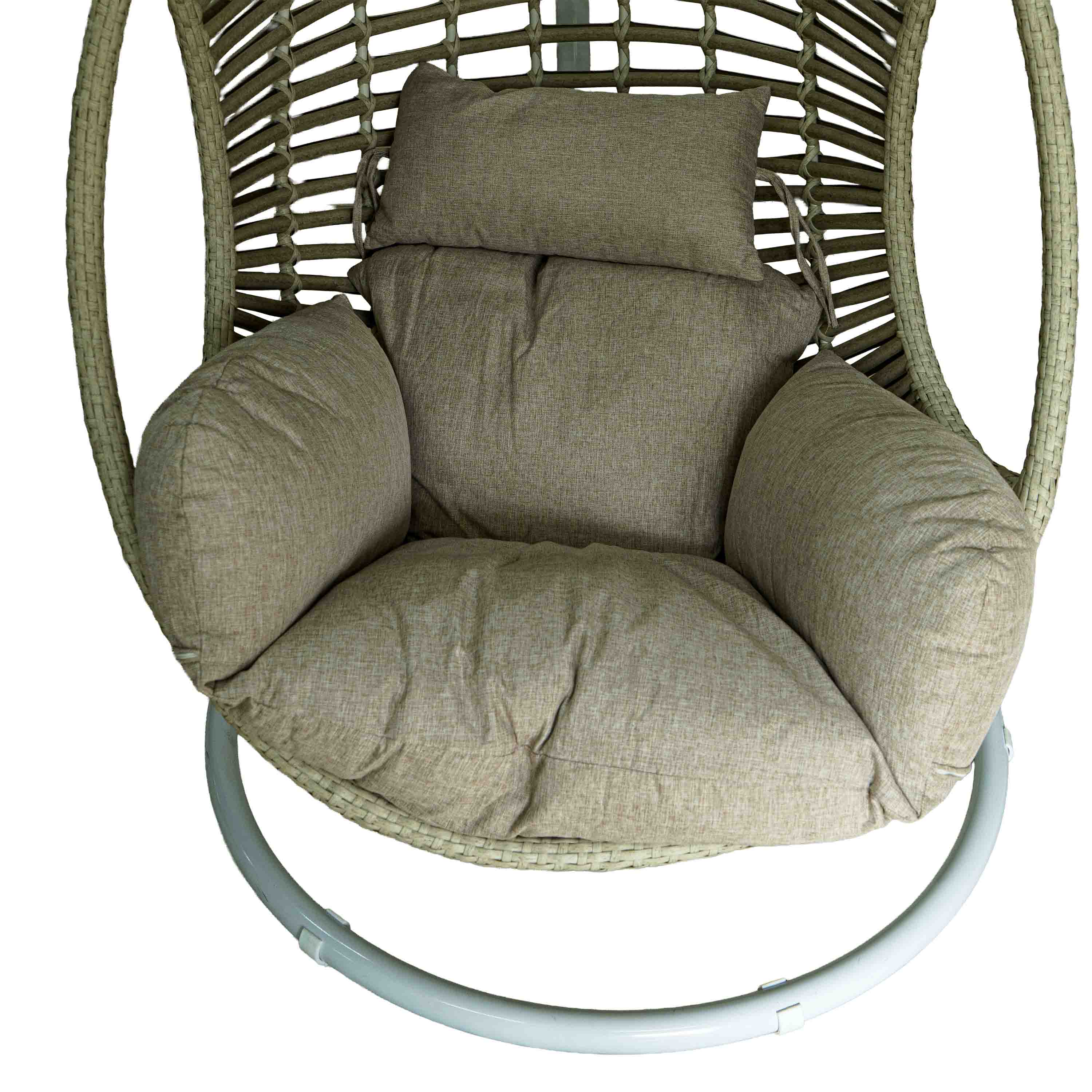 Meadow Glide Polyrattan Swing with Cushion