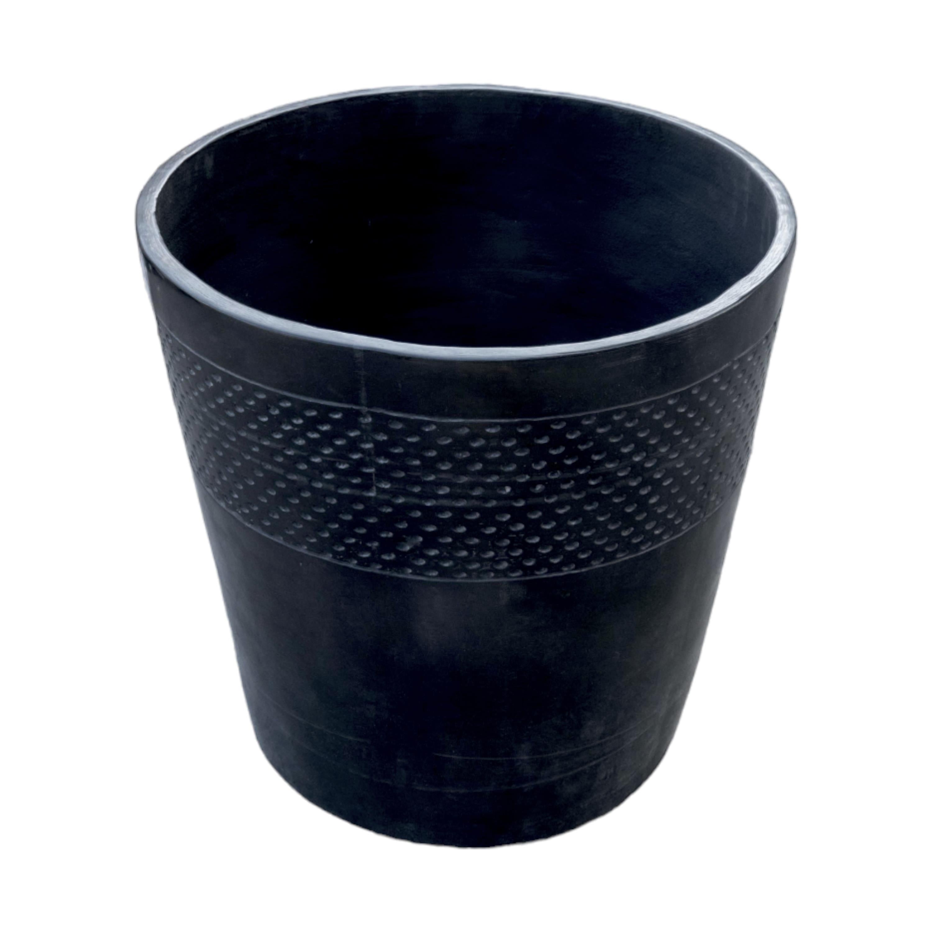 Cone Etched Pot