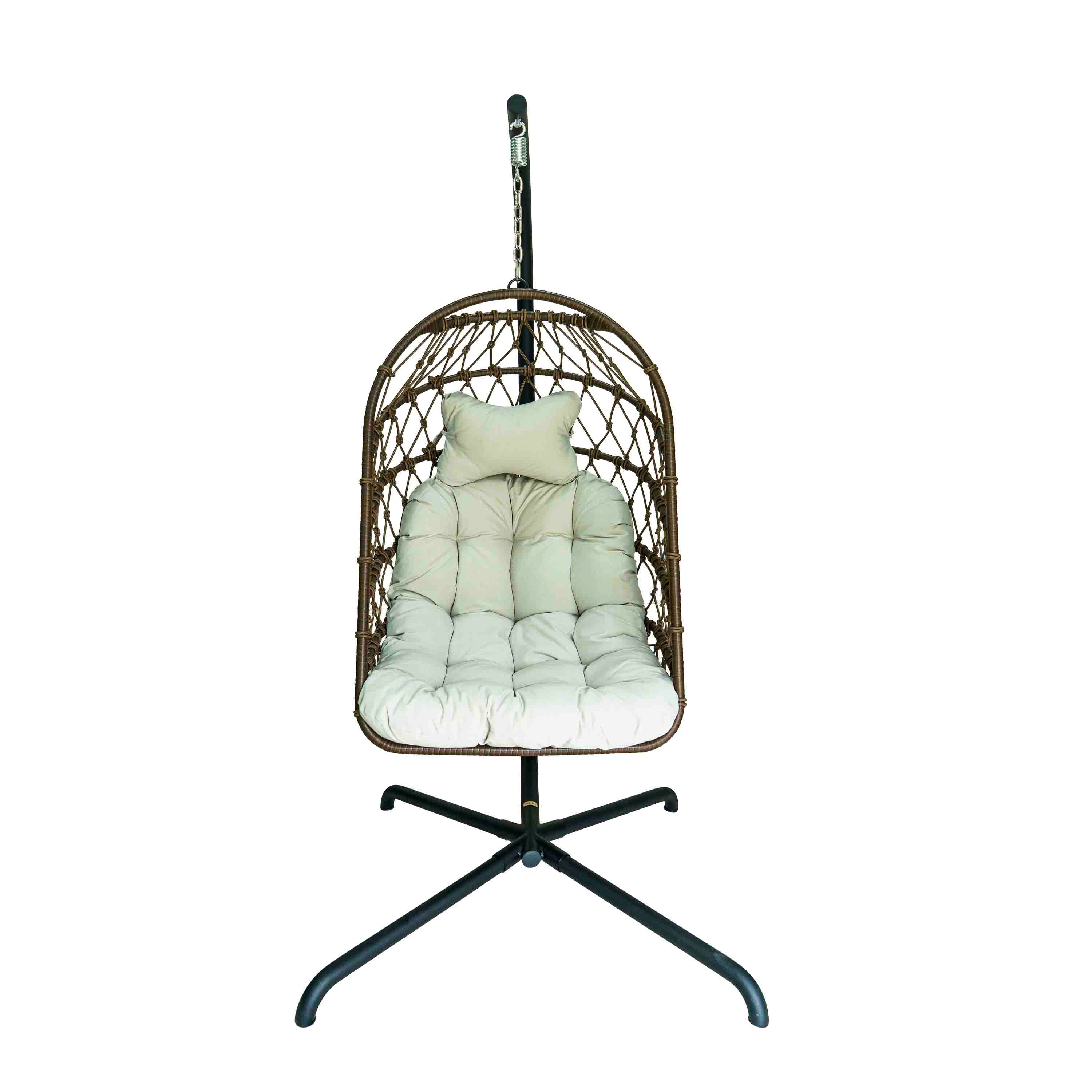 Luna Lounge Polyrattan Swing with Cushion