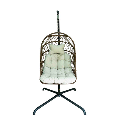 Luna Lounge Polyrattan Swing with Cushion
