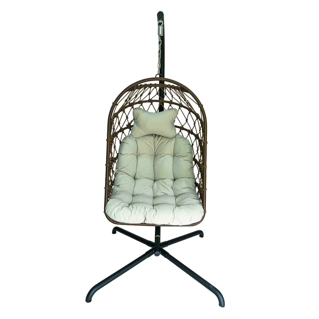 Luna Lounge Polyrattan Swing with Cushion