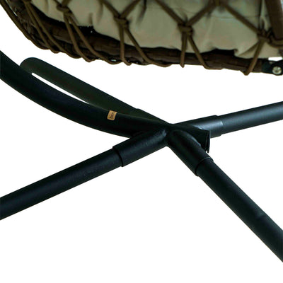 Luna Lounge Polyrattan Swing with Cushion