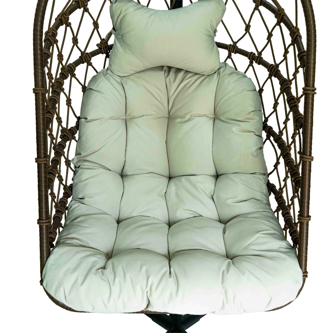 Luna Lounge Polyrattan Swing with Cushion