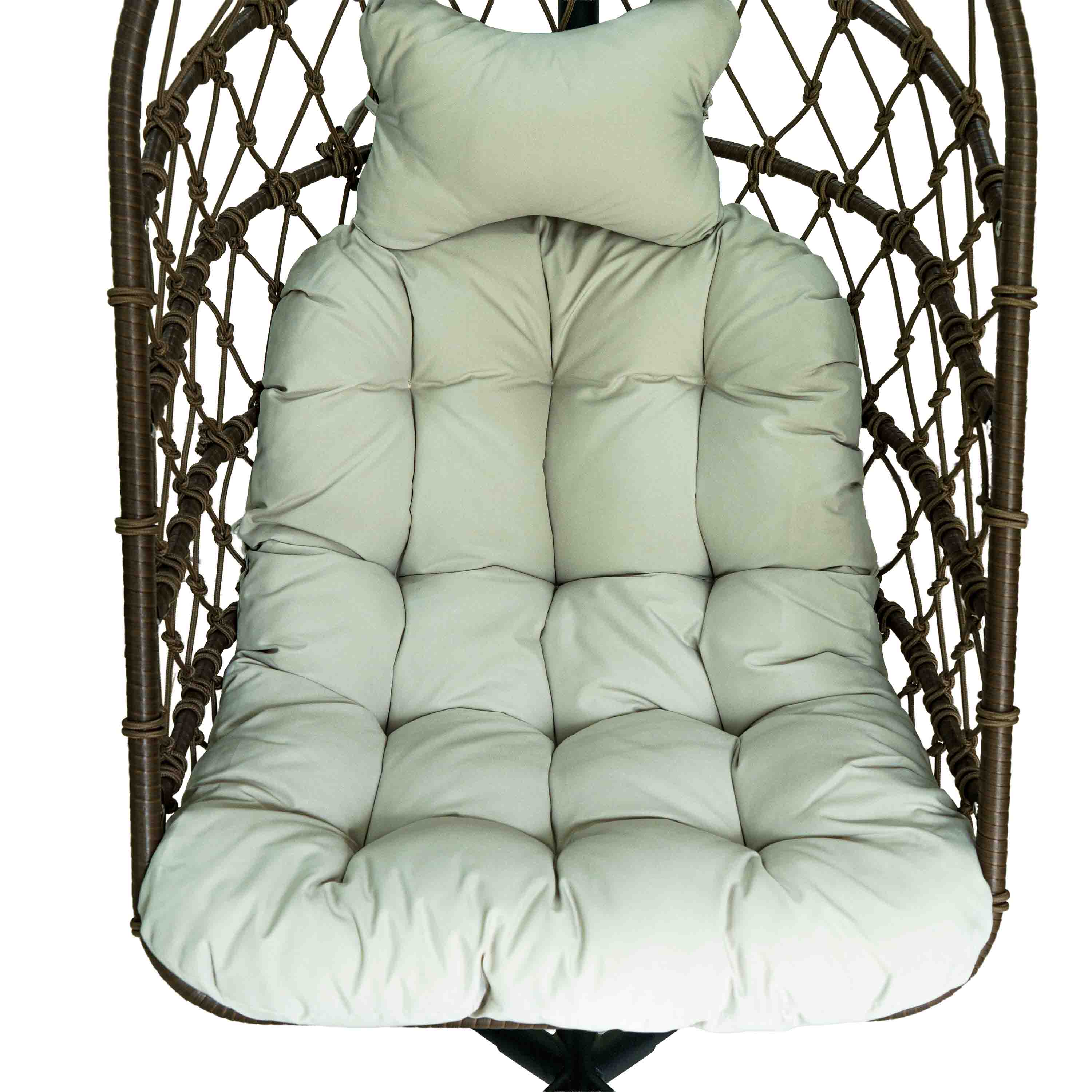 Luna Lounge Polyrattan Swing with Cushion