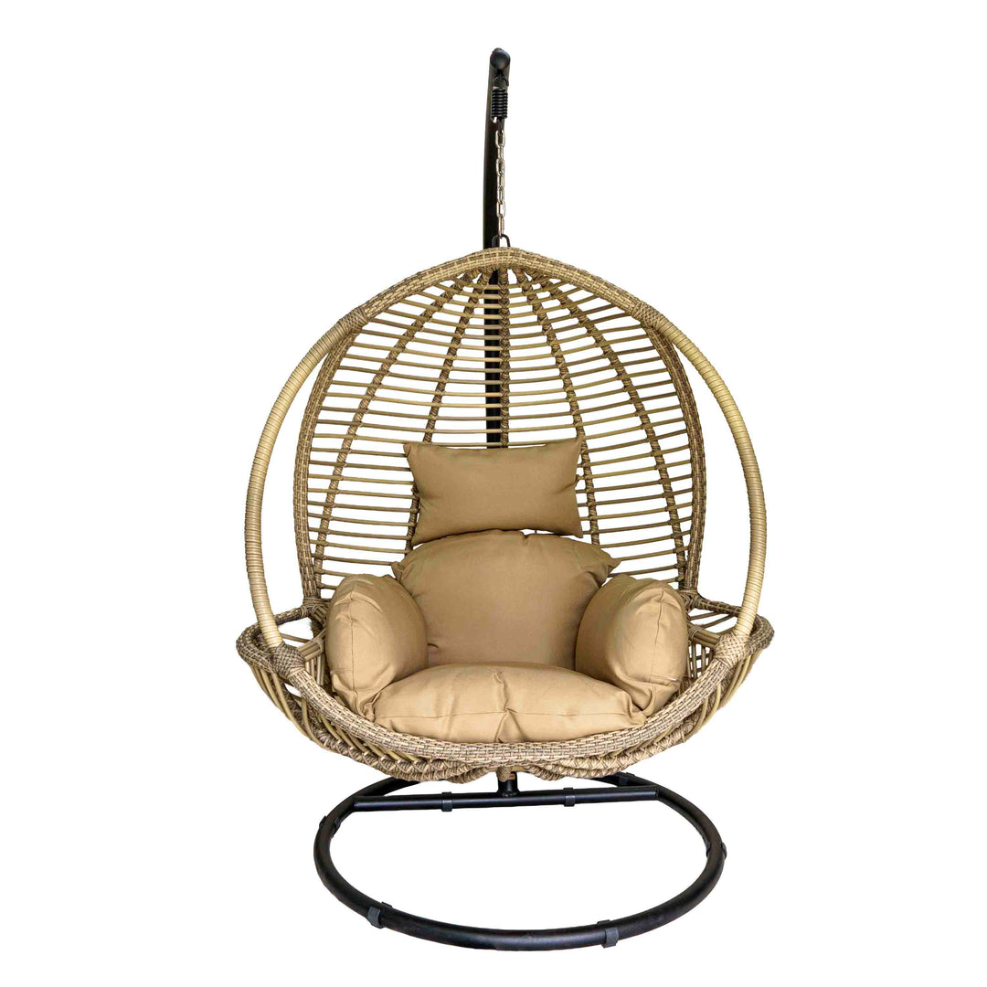 Cocoon Comfort Polyrattan Swing with Cushion