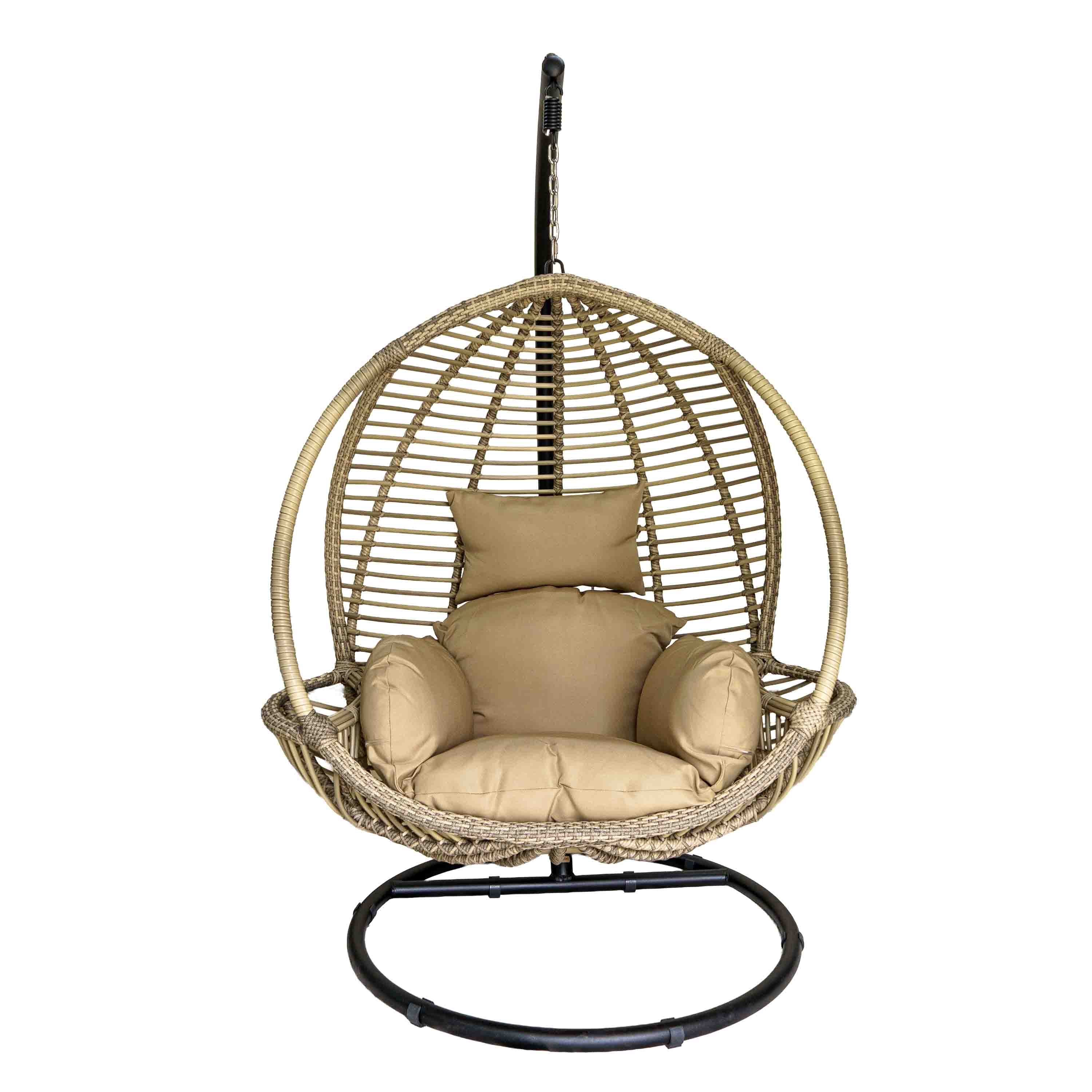 Cocoon Comfort Polyrattan Swing with Cushion