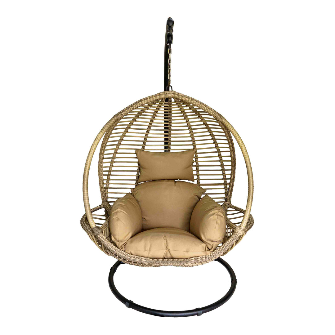 Cocoon Comfort Polyrattan Swing with Cushion