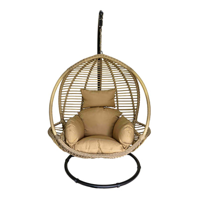 Cocoon Comfort Polyrattan Swing with Cushion