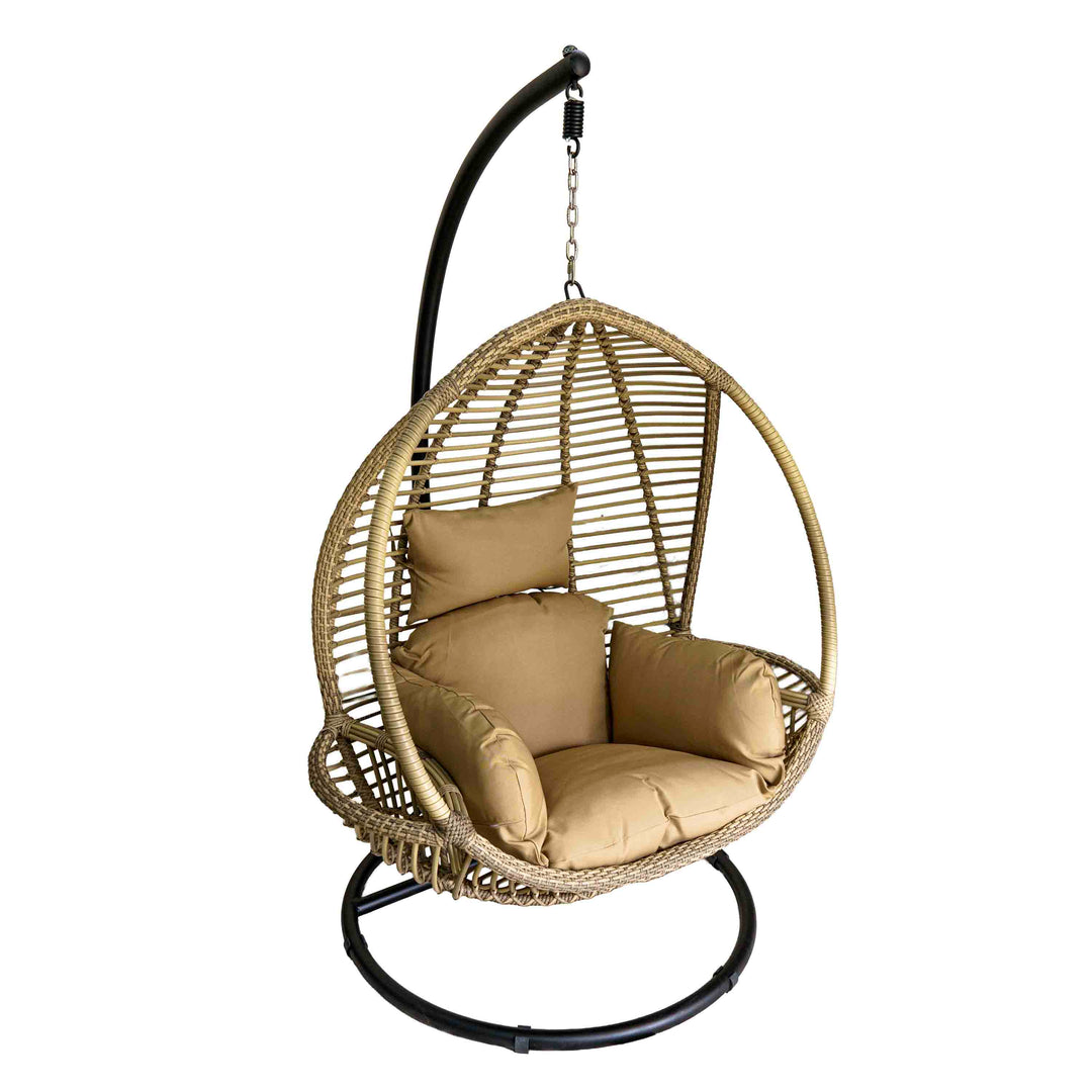 Cocoon Comfort Polyrattan Swing with Cushion