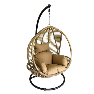 Cocoon Comfort Polyrattan Swing with Cushion
