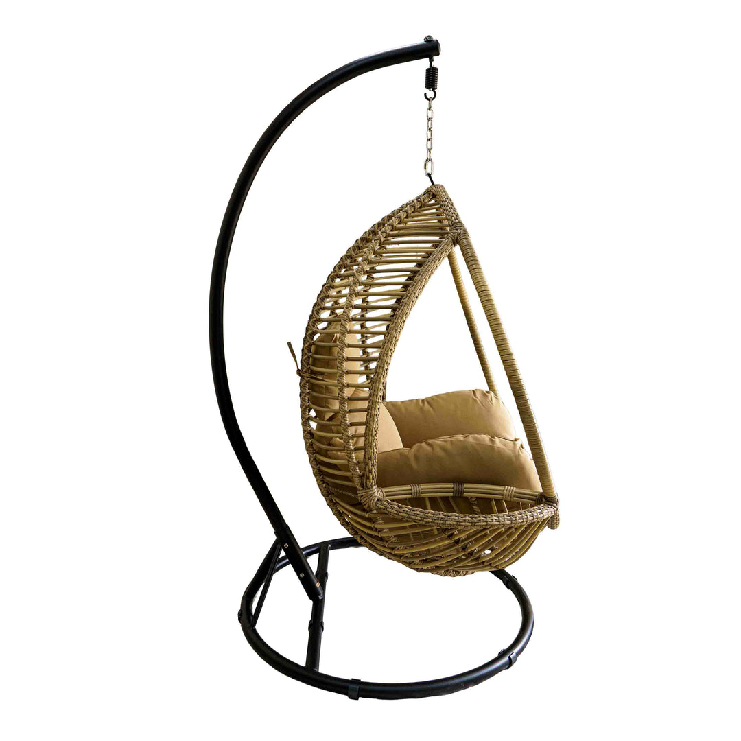 Cocoon Comfort Polyrattan Swing with Cushion