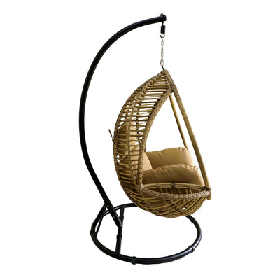 Cocoon Comfort Polyrattan Swing with Cushion