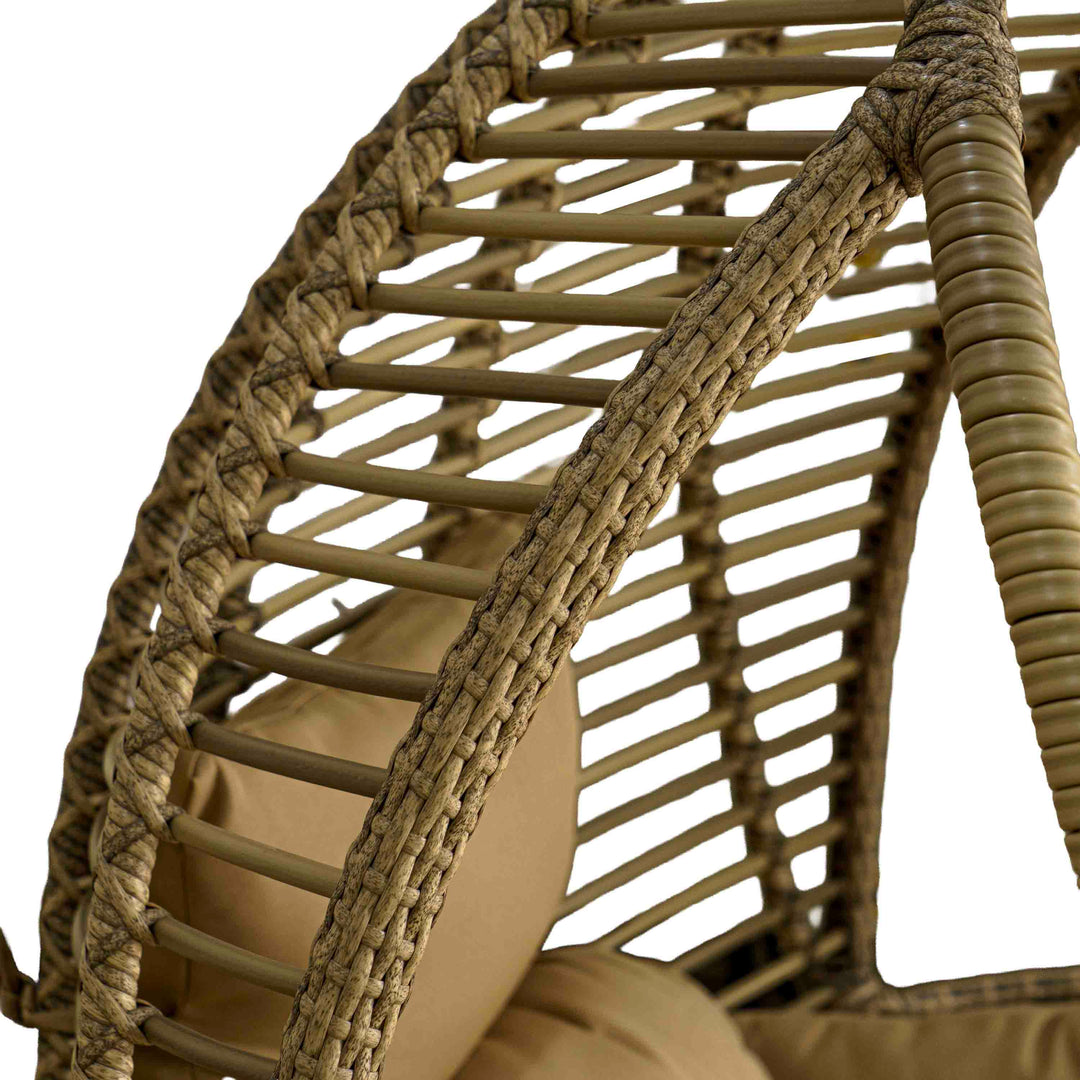 Cocoon Comfort Polyrattan Swing with Cushion