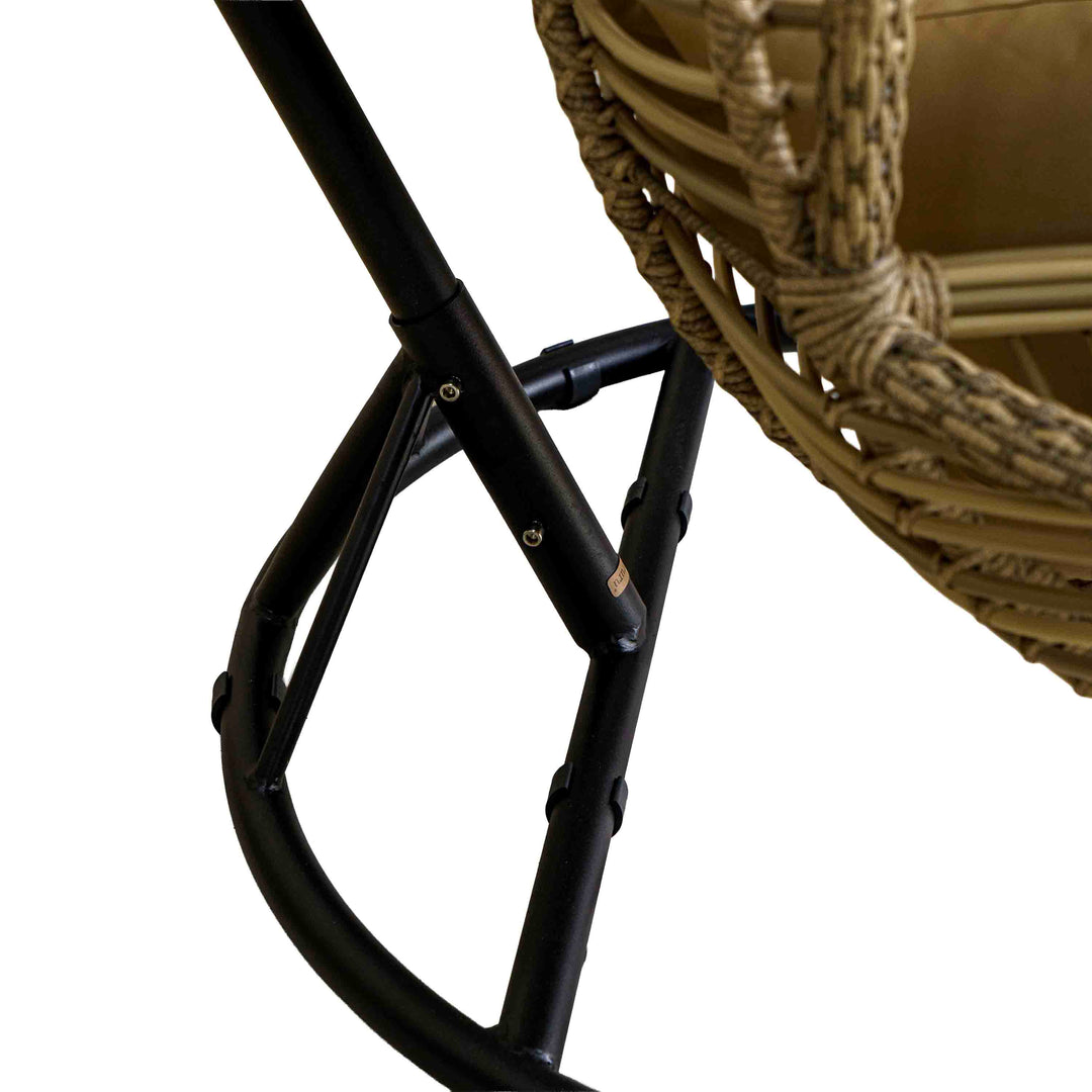 Cocoon Comfort Polyrattan Swing with Cushion
