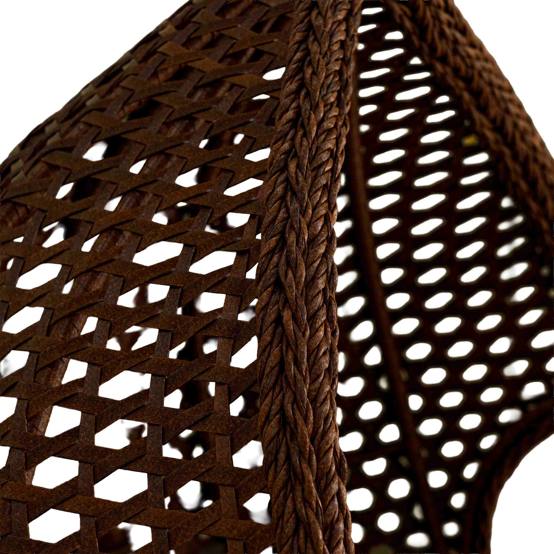 Breeze Haven Polyrattan Swing with Cushion