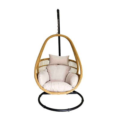 SkyNest Polyrattan Swing with Cushion