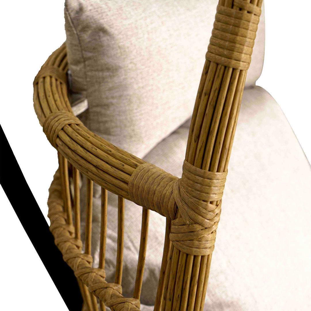 SkyNest Polyrattan Swing with Cushion