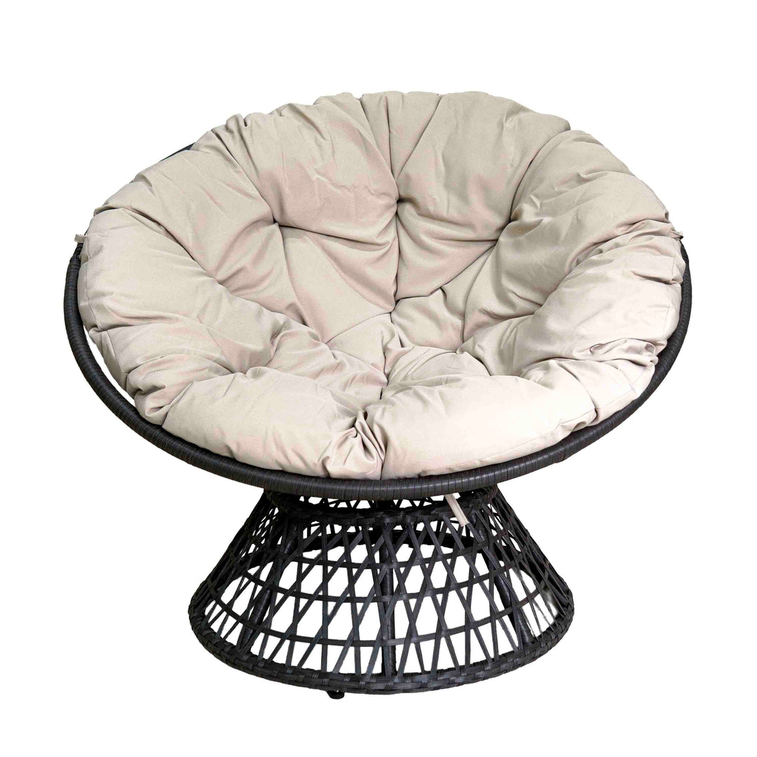 Harbor Rest Polyrattan Lounger with Cushion