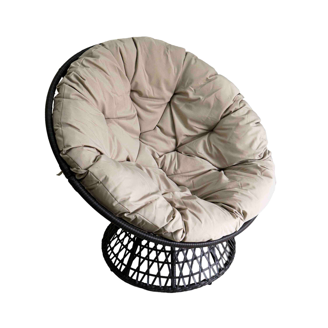 Harbor Rest Polyrattan Lounger with Cushion