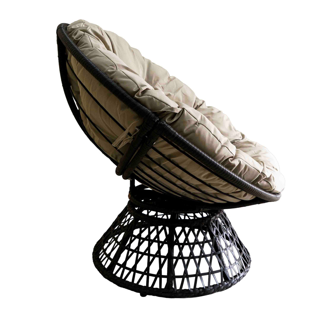 Harbor Rest Polyrattan Lounger with Cushion