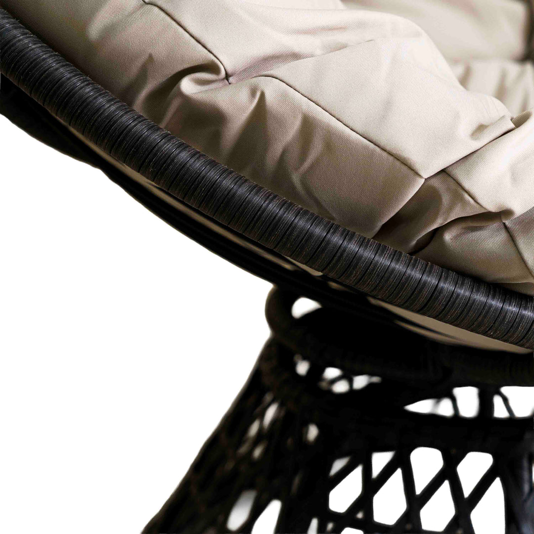 Harbor Rest Polyrattan Lounger with Cushion