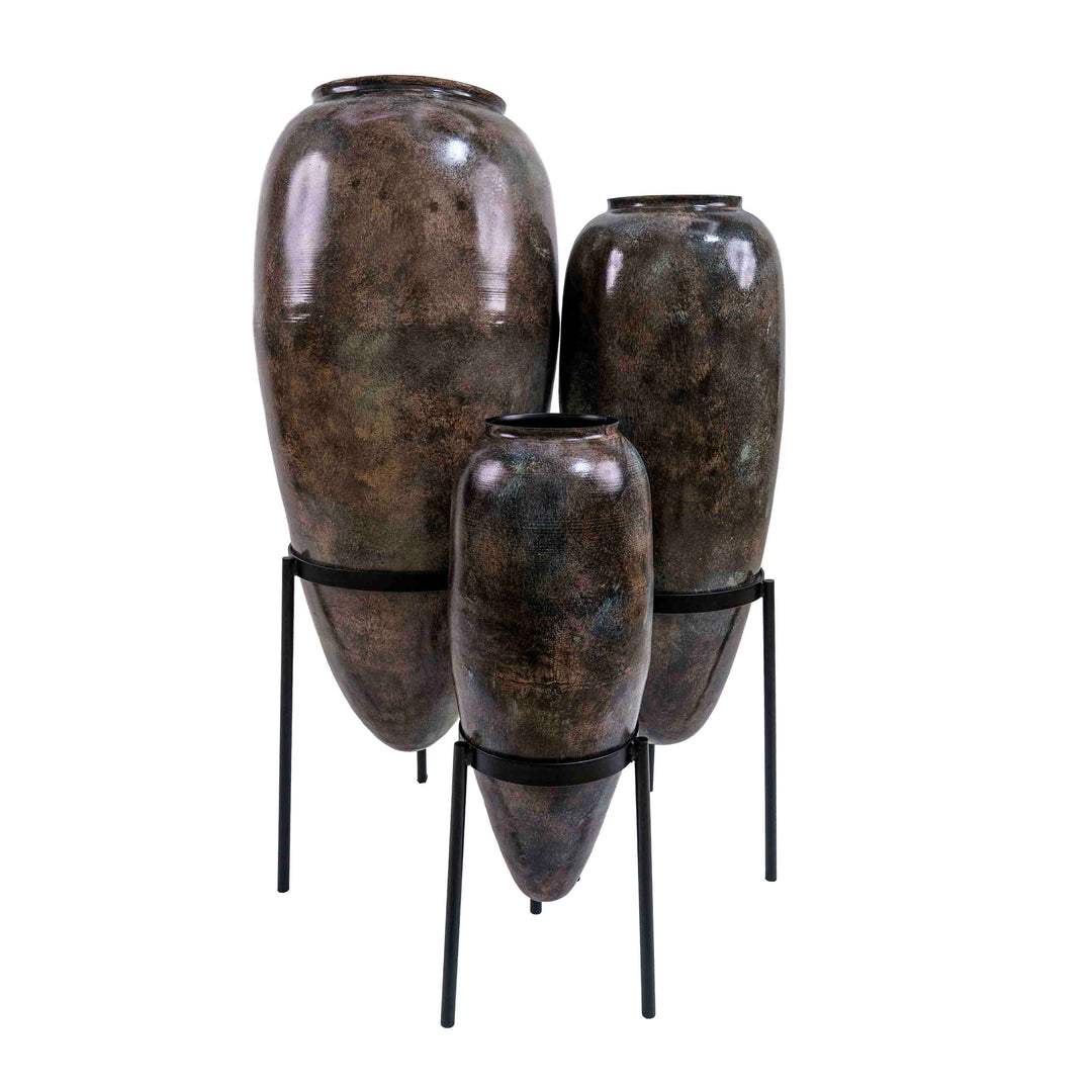 Hilda Metal Planter With Stand