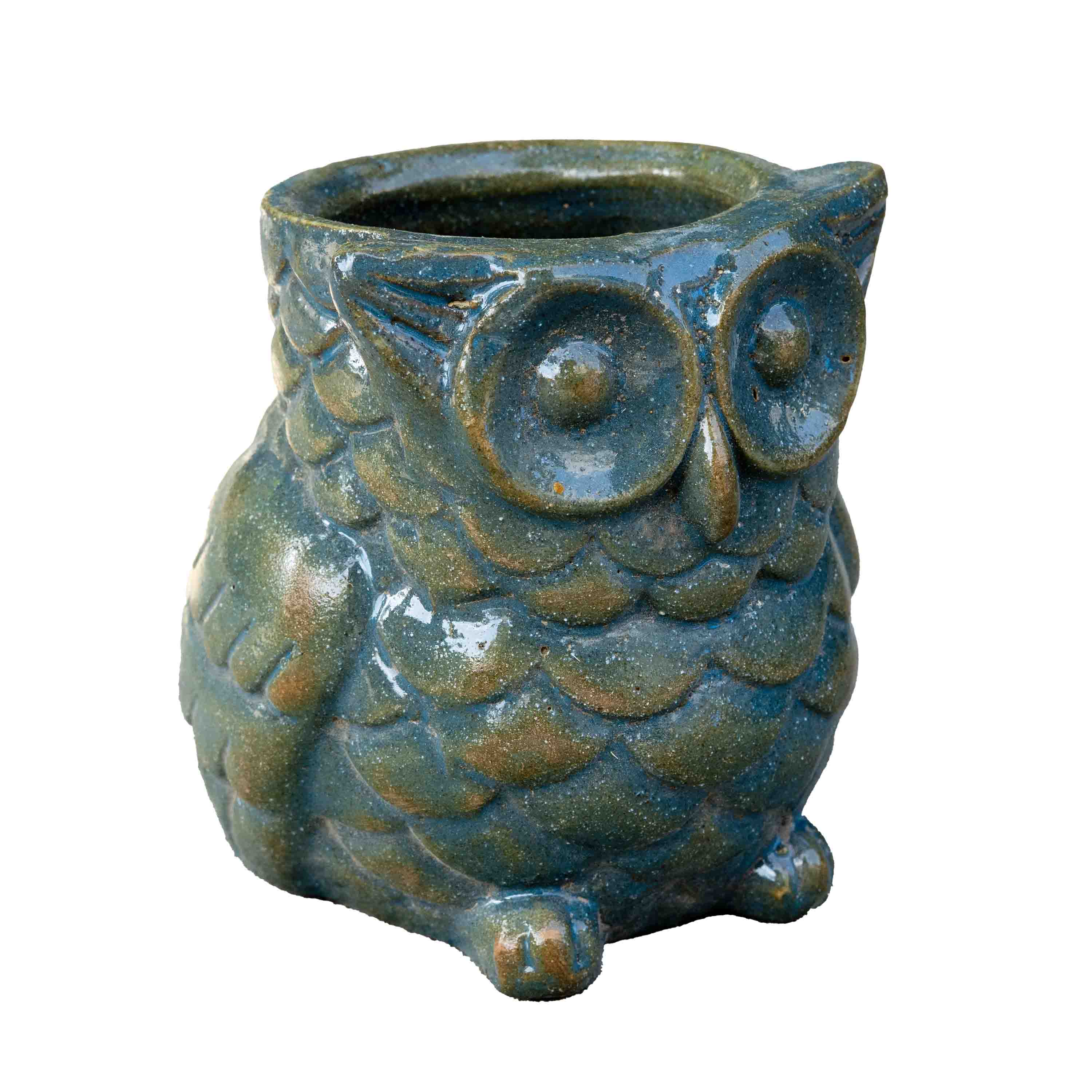 Owl Ceramic Pot