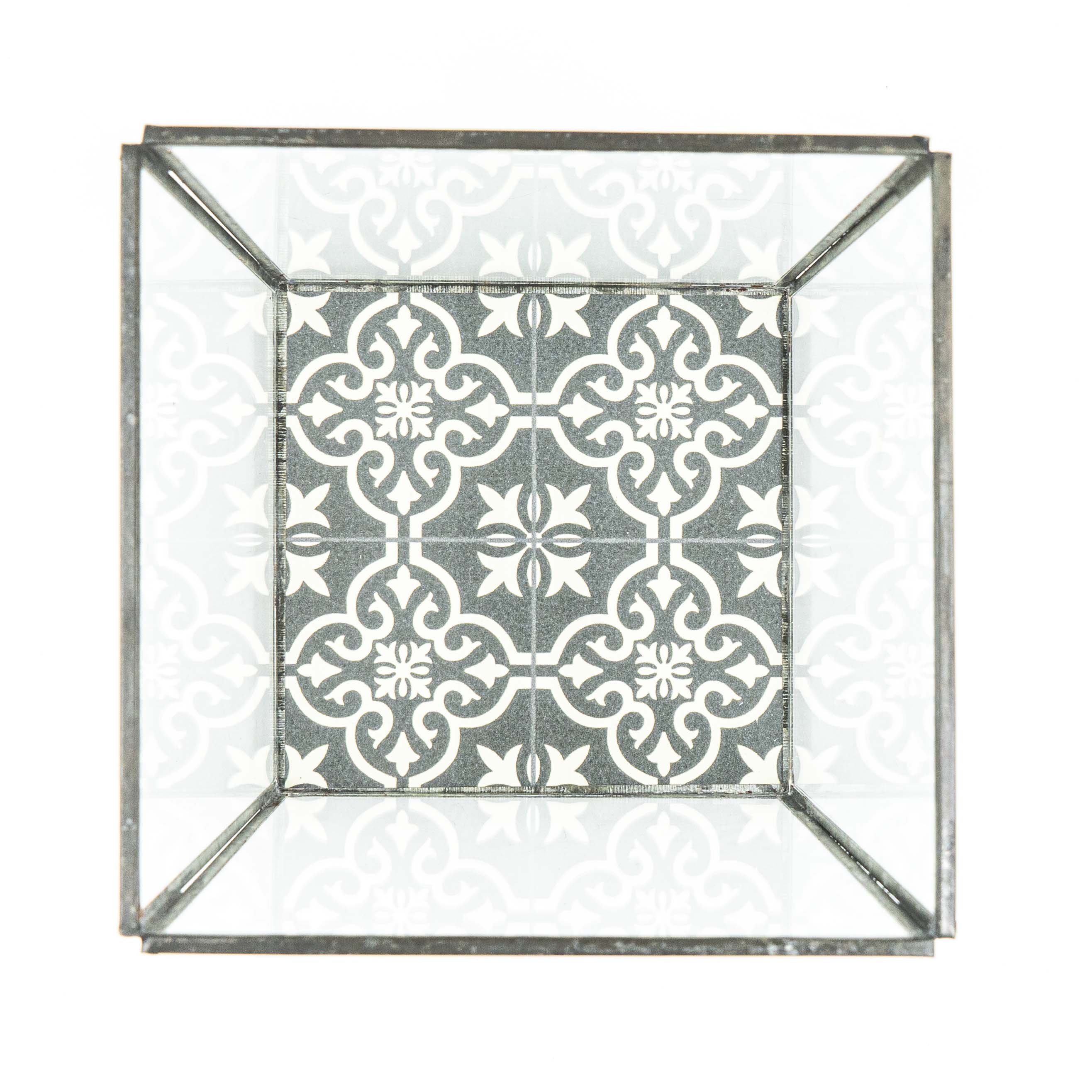 Printed Glass Votive