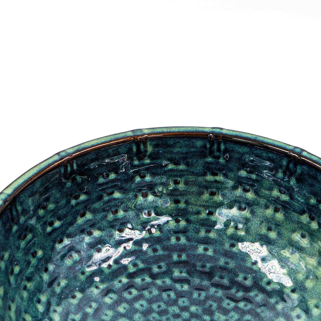 Zoya Ceramic Fruit Server - Green