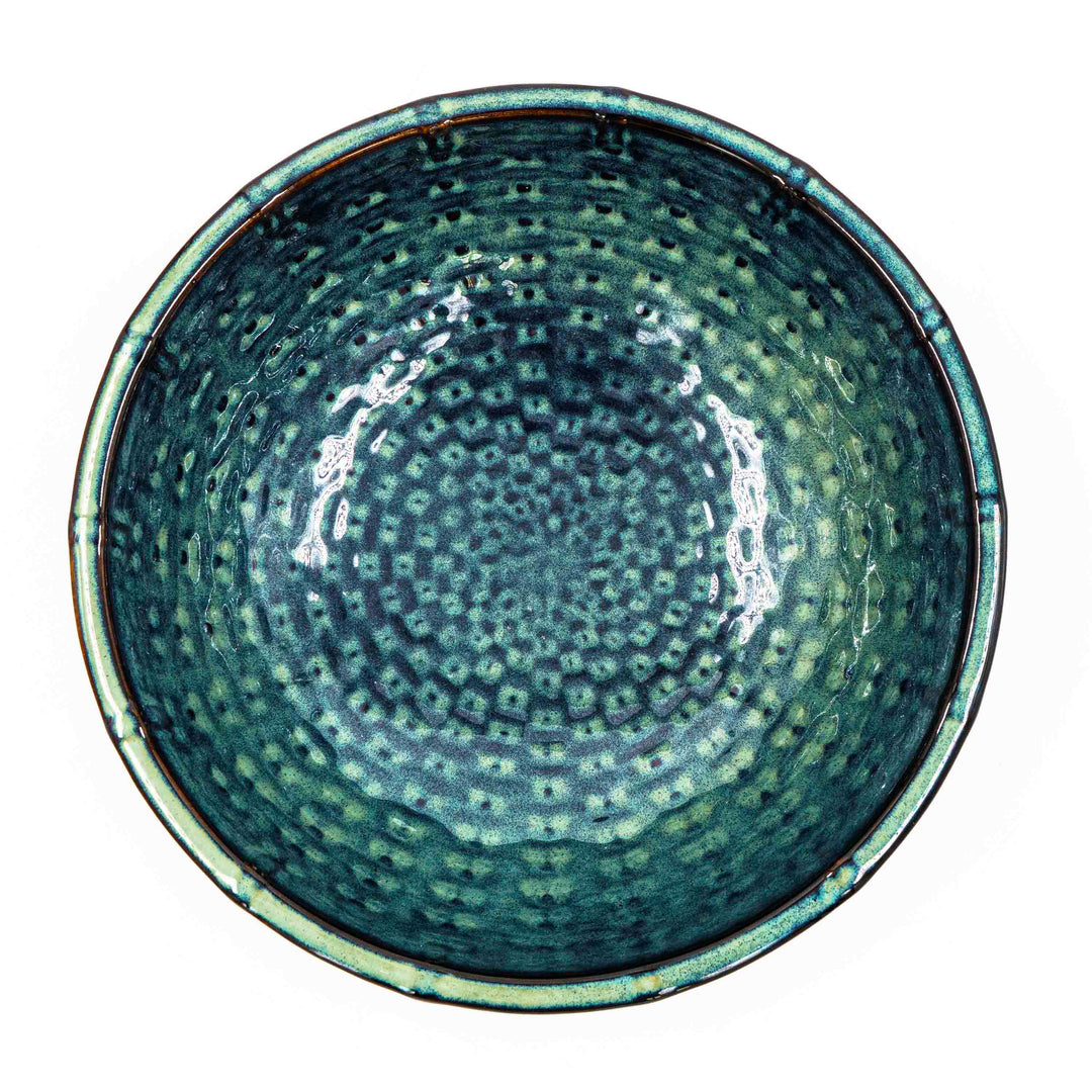 Zoya Ceramic Fruit Server - Green