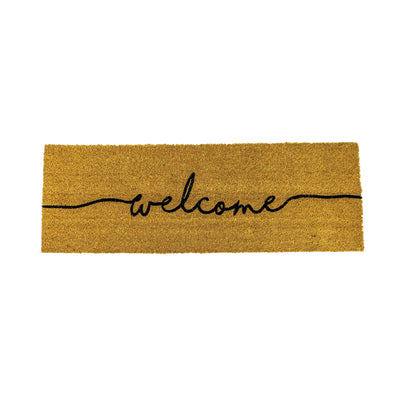 PVC Backed Welcome Coir Mat