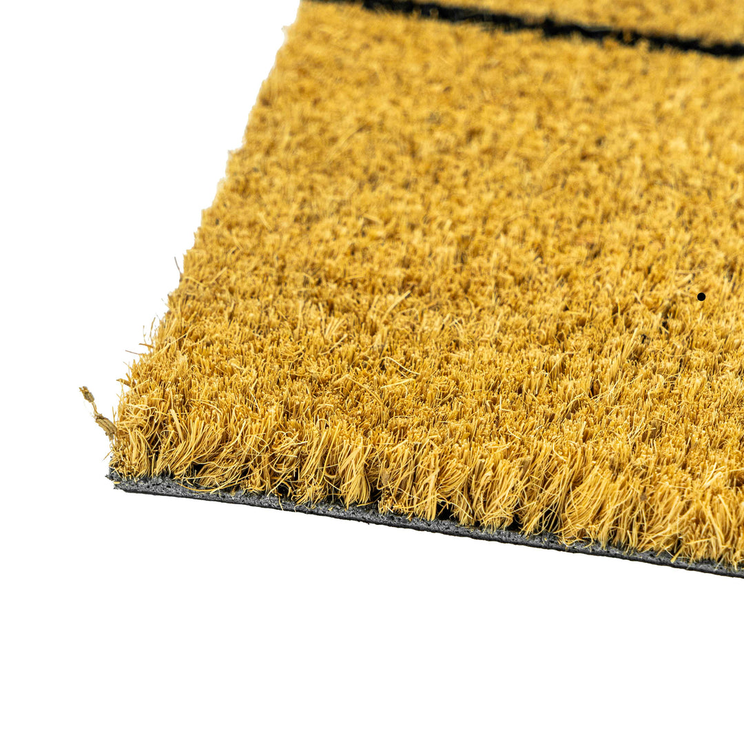 PVC Backed Welcome Coir Mat